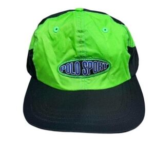 Polo Sport Ralph Lauren Vintage Nylon Strapback Hat Cap
